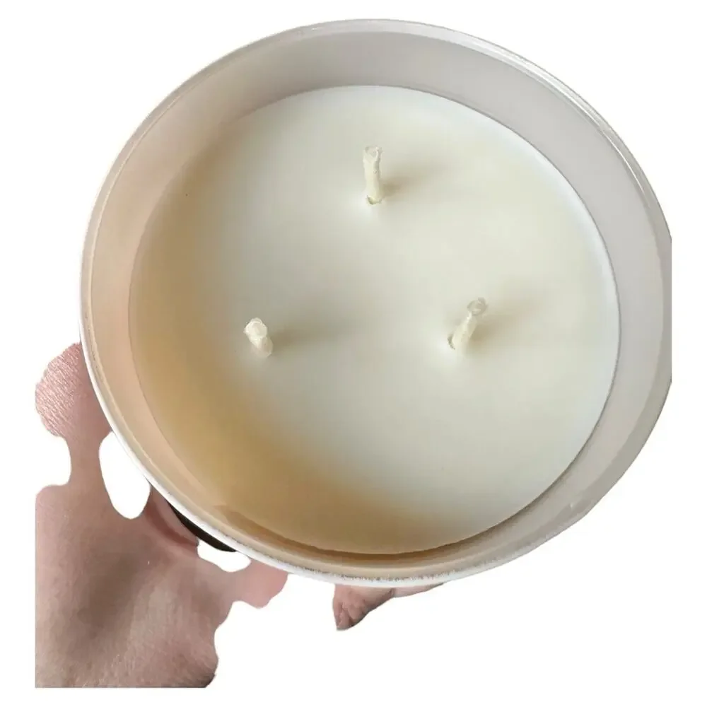 White Barn Bath and Body Works Three Wick Vanilla Bean Candle 14.5 oz